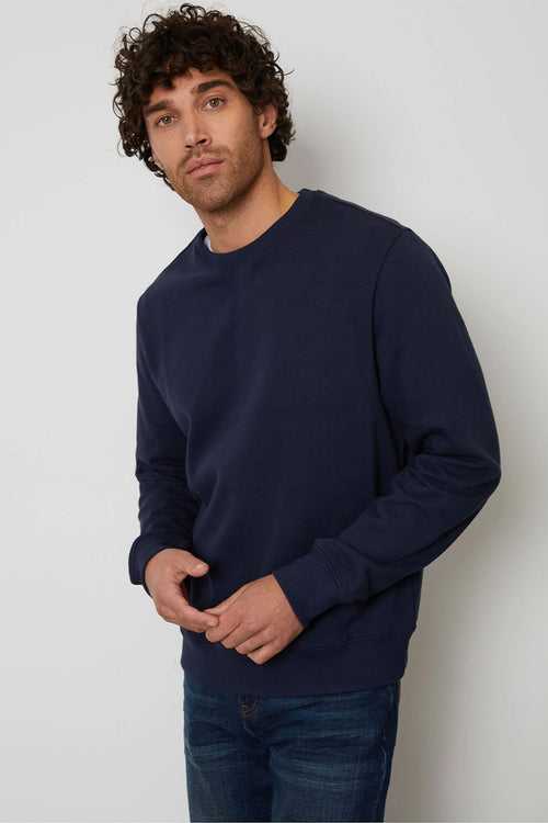 Navy Blue - Fleece Sweatshirt