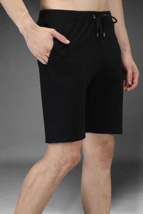 Black - Terry Shorts