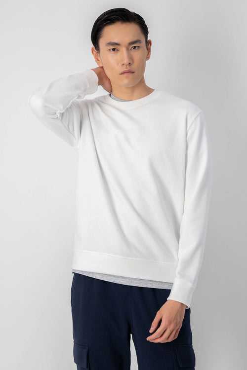 White - Fleece Sweatshirt