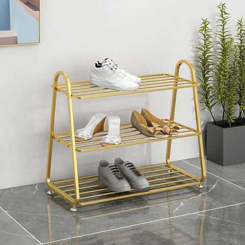 3-Tier Metal Shoe Rack