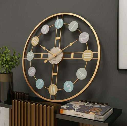 Colorful Numbers Wall Clock - 24 Hrs Shipping