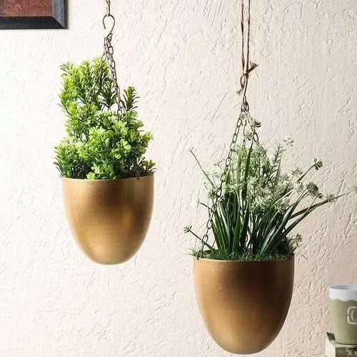 Hanging Capsule Shape Planter - Set of 2