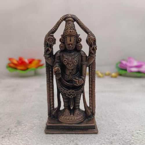 Copper Venkateswara Idol Handmade