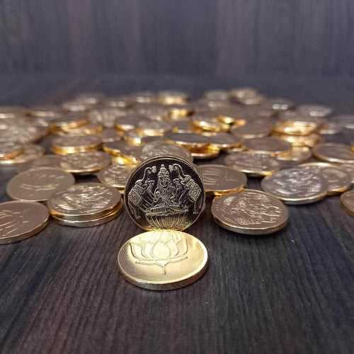 Lakshmi Gold Metallic 108 Coins
