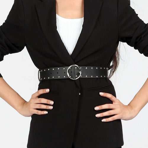 Roxanne Minimal Studded Belt