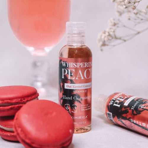 Whispering Peach Sanitizer Hand Cleansing Gel