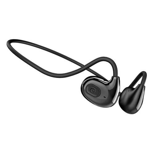 pTron Tangent Play Open-Ear Wireless Neckband with Mic (Black)