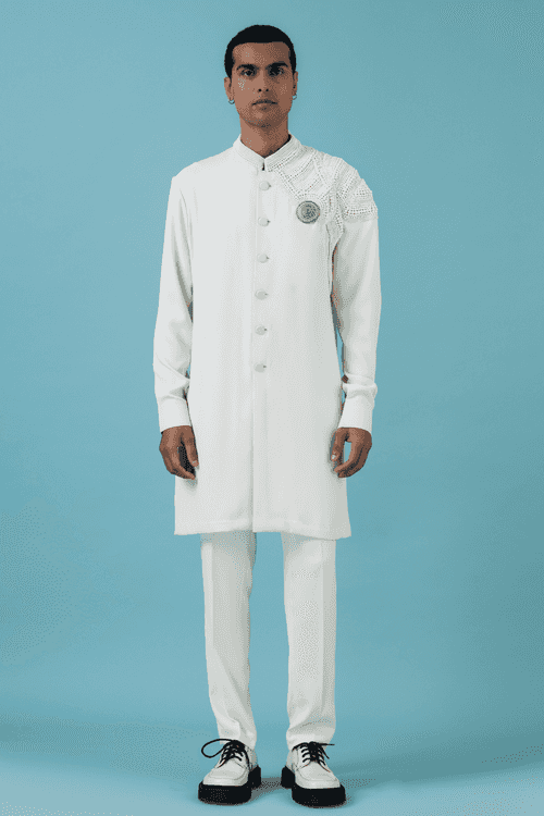 Ivory Bead Magic Kurta