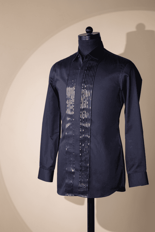 Static Shirt (Navy Blue)