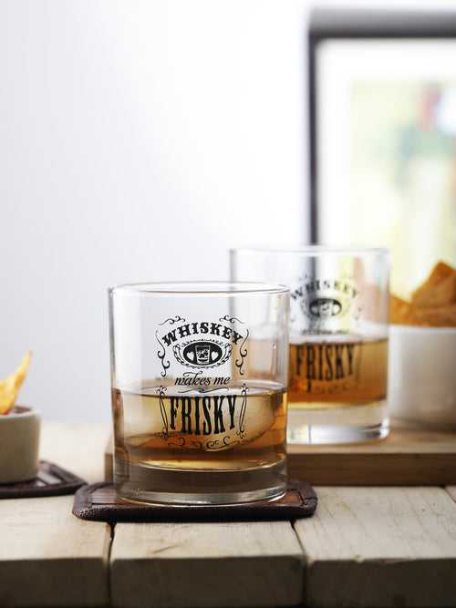 Frisky Whiskey Glass (Set of 2)