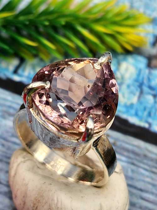 Ametrine Ring in 925 Silver : Ametrine Radiance | Mothers day gift | Crystal Jewelry | Gemstone Finger ring