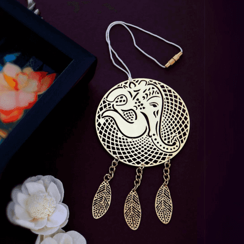 Brass Metal Om Ganesha Dream Catcher