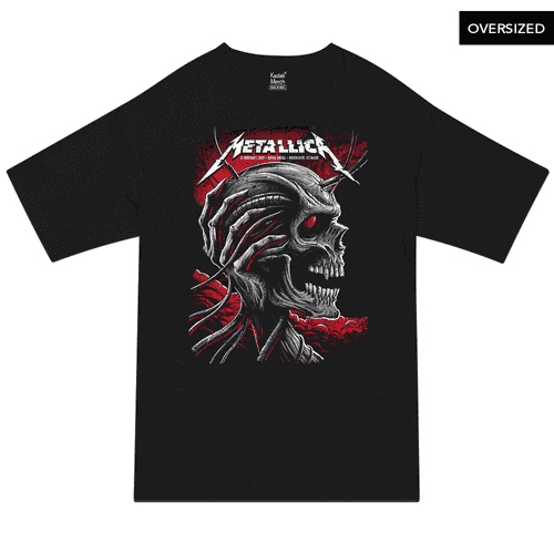 Metallica - Denmark 17' Tour Oversized T-Shirt