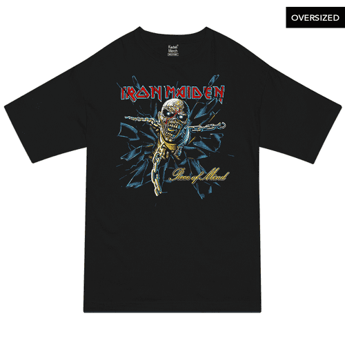 Iron Maiden - POM Shattered Glass Oversized T-Shirt
