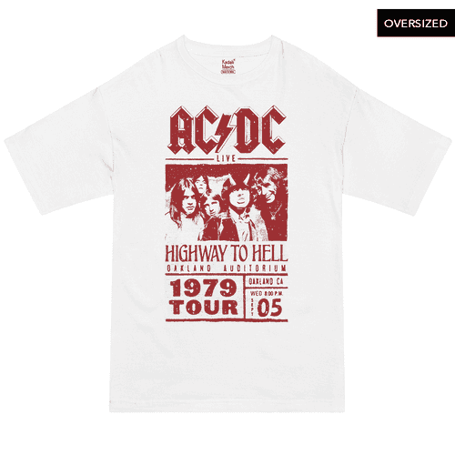 AC DC - Highway to Hell 79 Tour Oversized T-Shirt