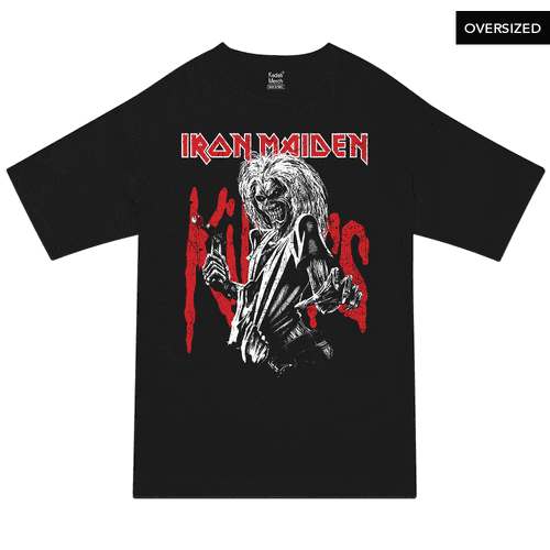 Iron Maiden - Killers Eddie Graphic Oversized T-Shirt