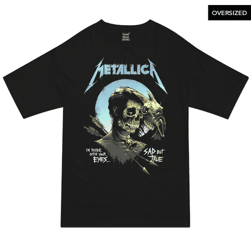 Metallica - Sad But True Oversized T-Shirt