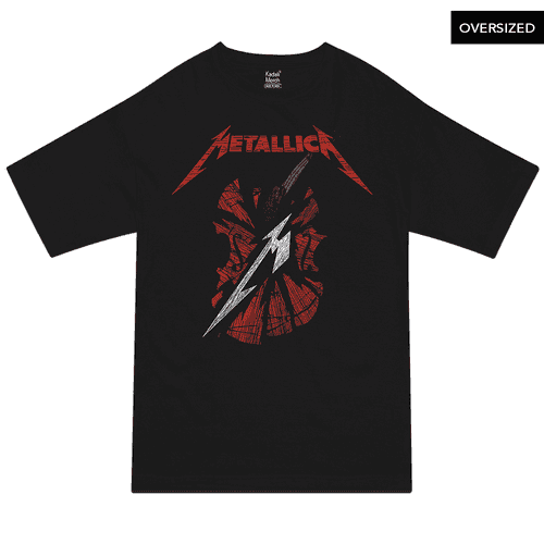 Metallica - Scratch Cello Oversized T-Shirt