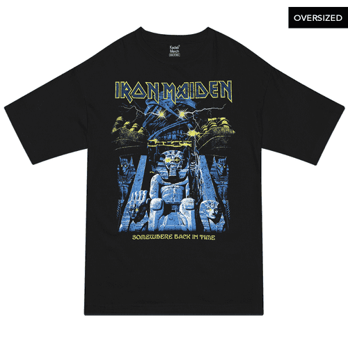 Iron Maiden - Back in Time Mummy  Oversized T-Shirt