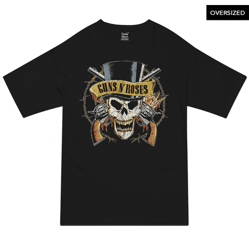 Guns N Roses - Top Hat Oversized T-Shirt