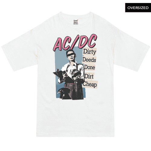 AC DC - Dirty Deeds Oversized T-Shirt