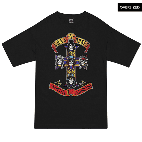 Guns N Roses - Appetite for Destruction Oversized T-Shirt