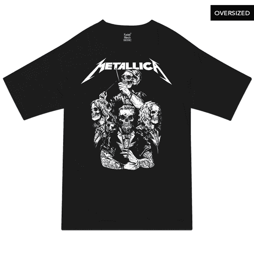 Metallica - Skull Tux Oversized T-Shirt