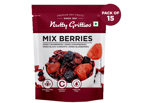 Mix Berries Dried Fruits Berry ( Pack of 15 x 50g Each ) - 750g