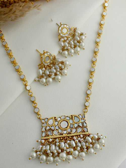 Raina Long Necklace Set