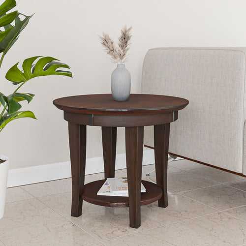 Nilkamal Laura End Table (Dark Walnut)