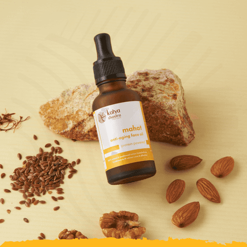 mahat - bee pollen infused face oil - anti aging oil