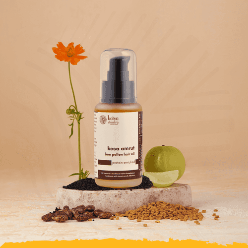 kesa amrut- bee pollen natural hair oil