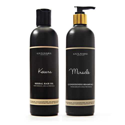 Conditioning Hair care kit with Herbal hair oil & Shampoo