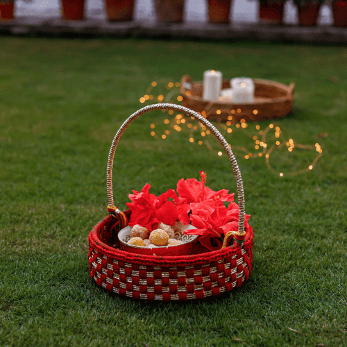 Dahlia Basket with Handle