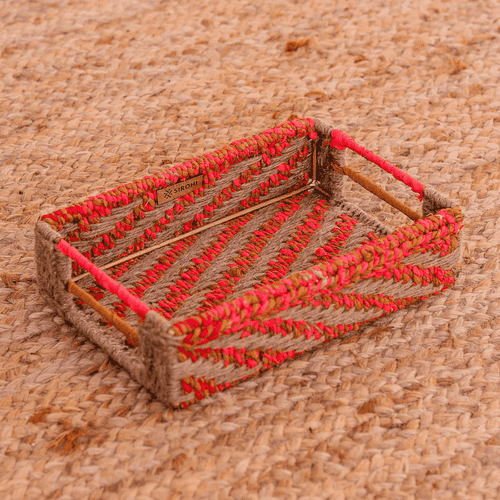Flame Upcycled Textile Tray