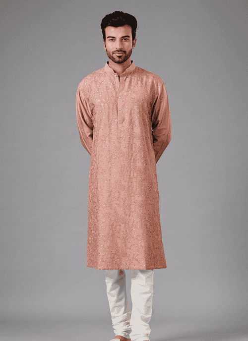 Dusty Pink Kurta Set