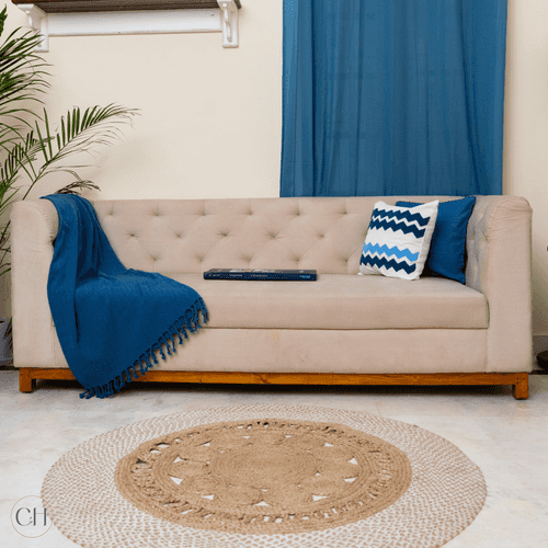 Chester - Upholstered 3-Seater Sofa with Hand-Tufting