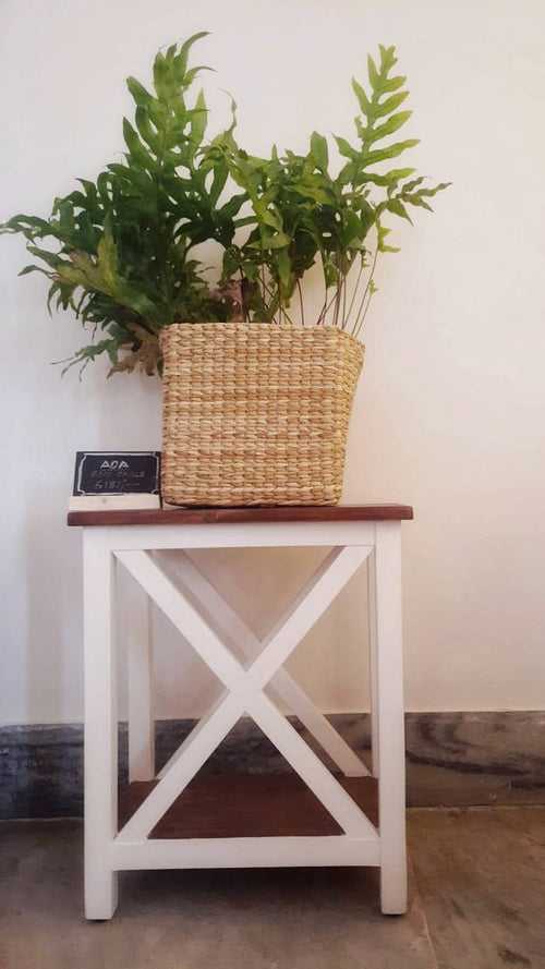 Ada - Farmhouse-style Solid Wood End Table