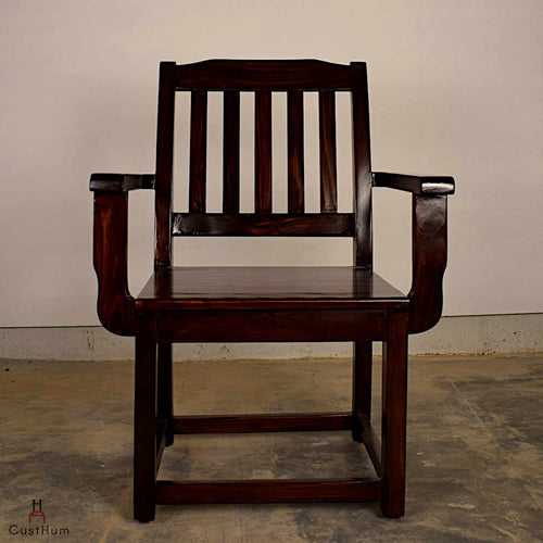 Cheshire - Solid Wood Arm Chair with Spacious Design