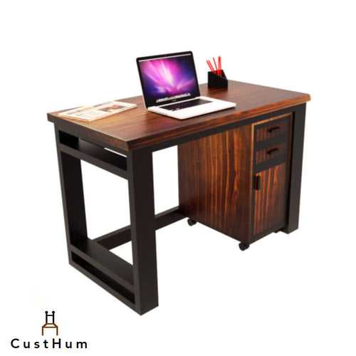 Stanford - Faux Industrial Wooden Credenza Desk/Work Table
