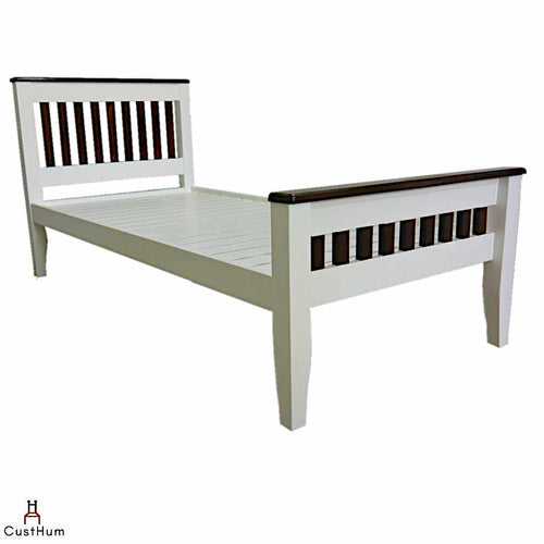 Radcliffe - Two-tone Solid Wood Bed