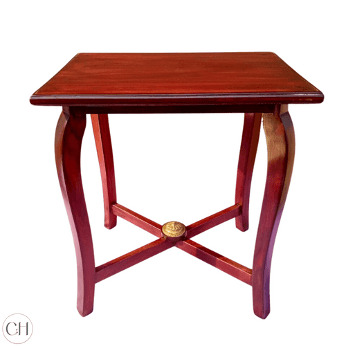 Rosa - Accent Table with Cabriole Legs and Rosewood Finish