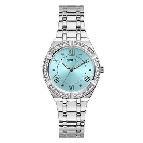 Guess Women Blue Round Dial Analog Watch - GW0033L7