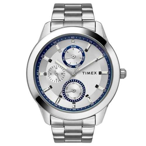 Timex Men Silver Round Dial Analog Watch - TWEG18506