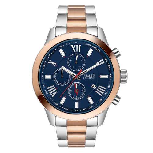 Timex Men Blue Round Dial Analog Watch - TWEG18516