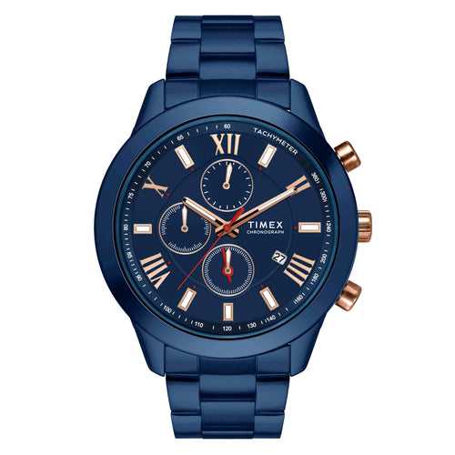 Timex Men Blue Round Dial Analog Watch - TWEG18517