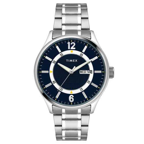 Timex Men Blue Round Dial Analog Watch - TWEG19804