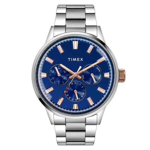 Timex Men Blue Round Dial Analog Watch - TWEG19909
