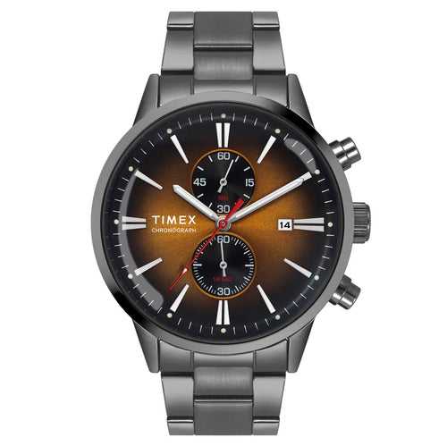 Timex Men Orange Round Dial Analog Watch - TWEG19932