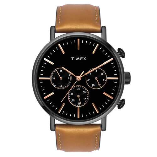 Timex Men Black Round Dial Analog Watch - TWEG20006